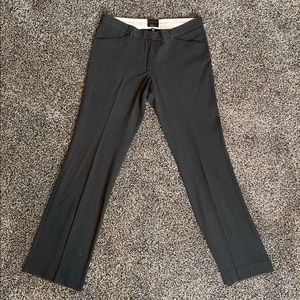 The Limited Drew Fit Black Pinstripe Pant